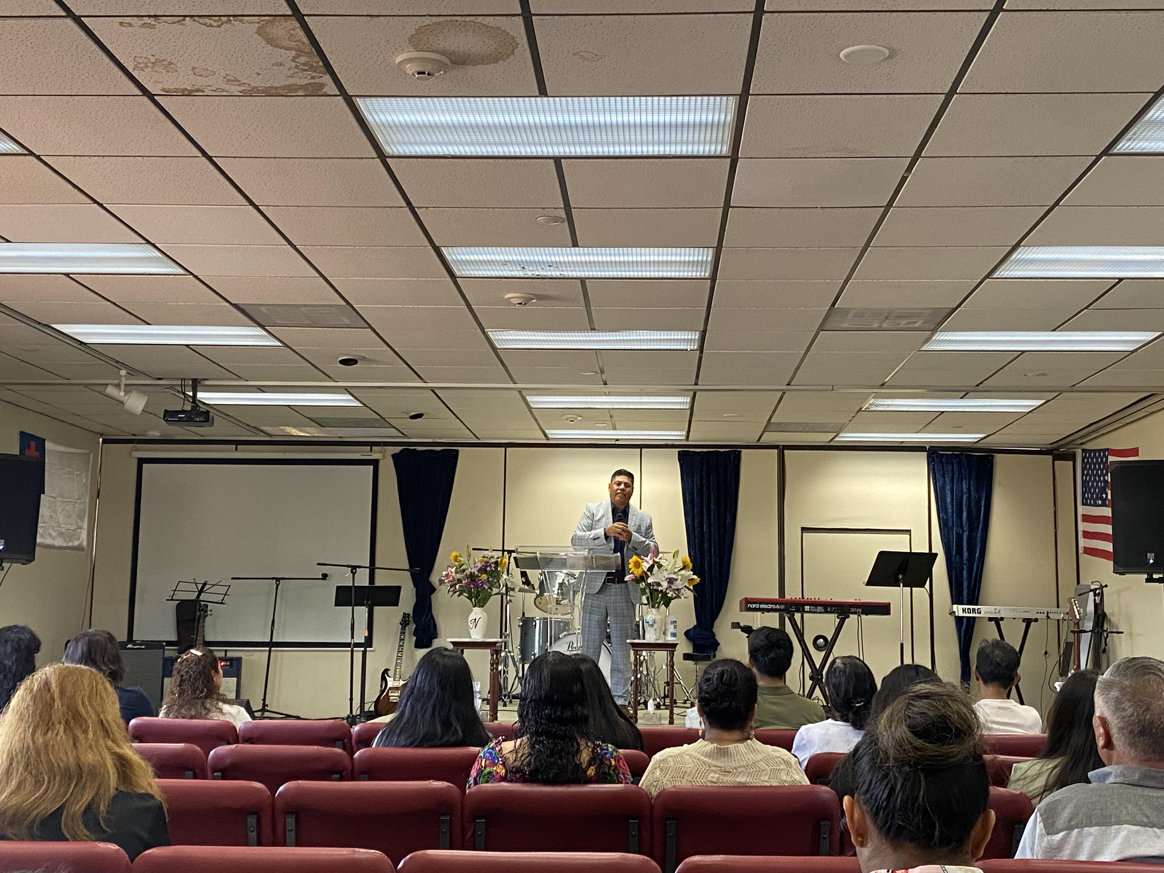 Image of church service